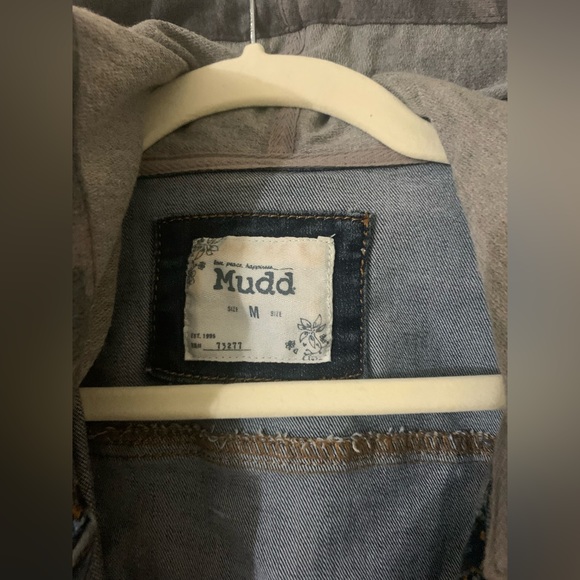 Mudd Jean jacket with camo sleeves - Picture 2 of 3